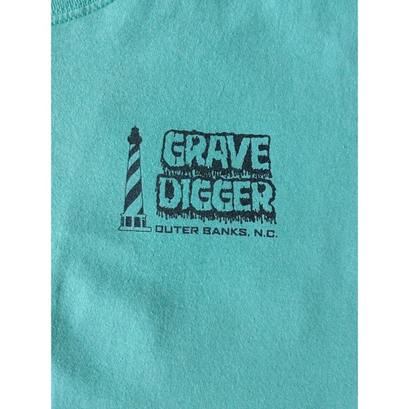 Grave Digger T-Shirt Men's Large Black Short Sleeve - Picture 4 of 7